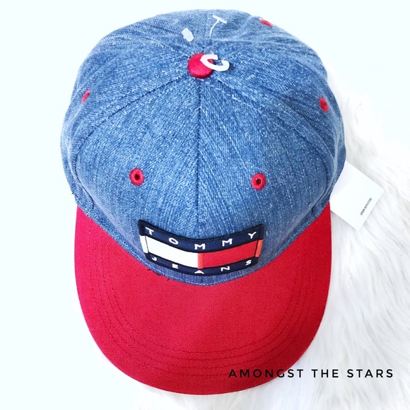 Tommy Hilfiger Urban Outfitters Denim Snapback Hat - Picture 4 of 8